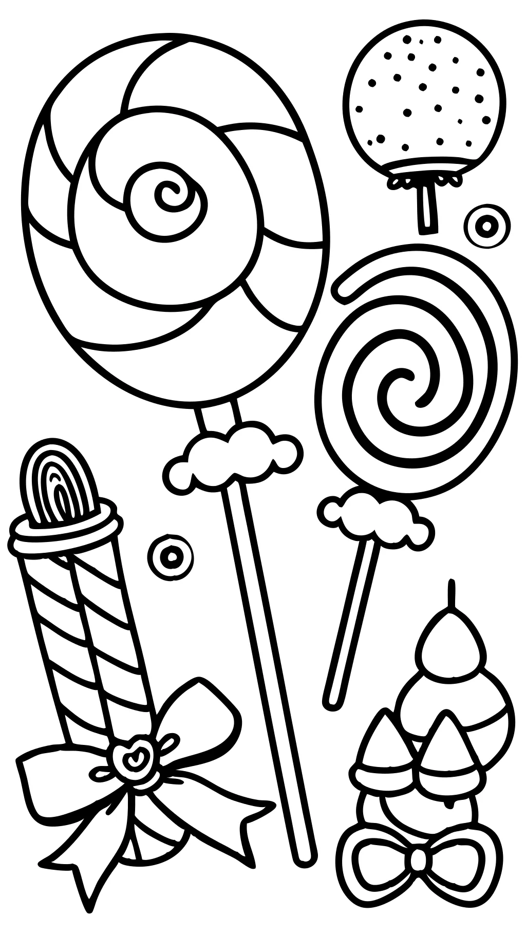 coloring pages candy